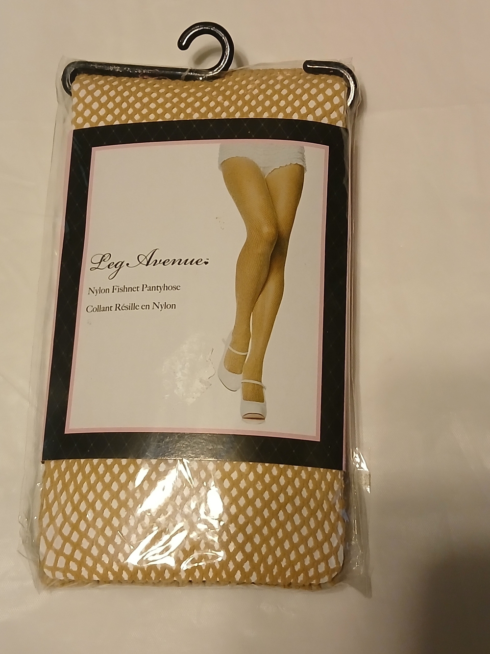 Leg Avenue Women's Fishnet Pantyhose in Tan - Leg Avenue